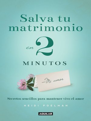 cover image of Salva tu matrimonio en 2 minutos